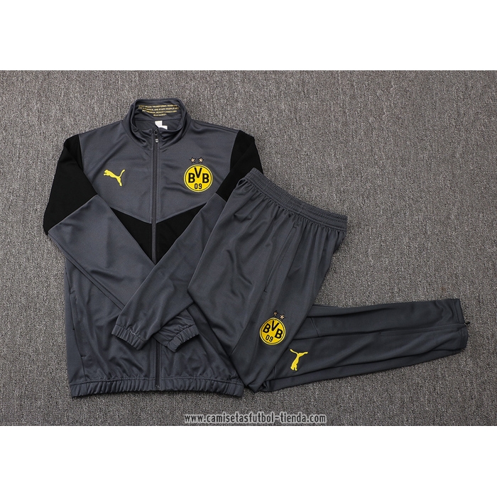 Chandal de Chaqueta del Borussia Dortmund 2021 2022 Gris